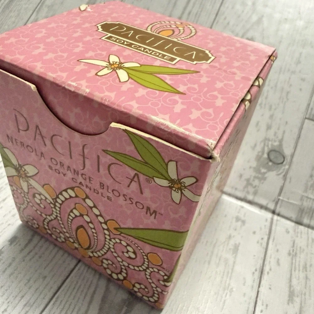 Pacifica Nerola‎ Orange Blossom Soy Candle 5.5 oz Glass NIB Discontinued